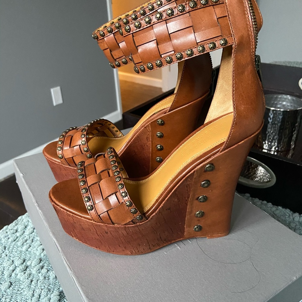 🌟🌟💥HP🌟🔥NIB Eric Rutburg Leather Platforms HP